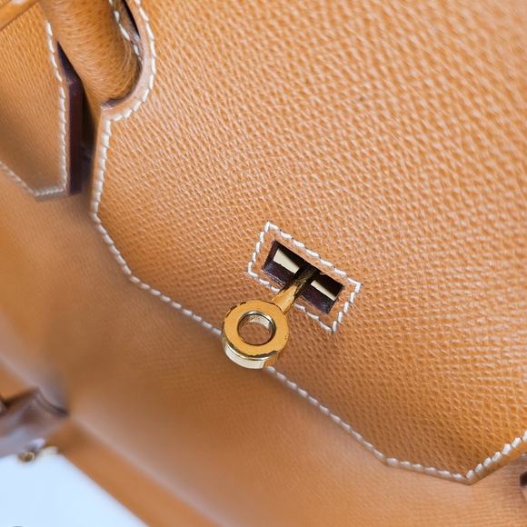 ❤️ SOLD ❤️ Hermès Gold Courchevel Birkin 35 Gold Hardware, 2004 - Picture 12 of 17